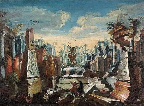 Due viaggiatori tra le rovine